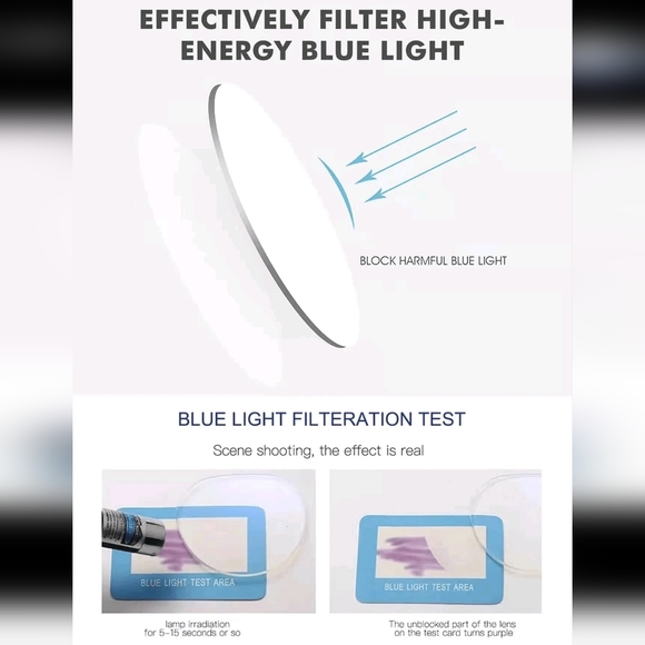 Retro & Minimalist Style Anti-Blue Light Glasses Color Is: Dusty Purple - Picture 5 of 5